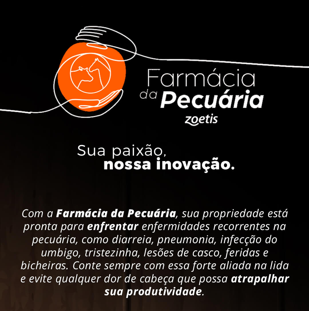 A campanha promocional da Zoetis est&aacute; de volta, com kits feitos sob medida para a sua fazenda! Adquira produtos Zoetis na Gepec em condi&ccedil;&otilde;es especiais e abaste&ccedil;a sua Farm&aacute;cia da Pecu&aacute;ria com os medicamentos para cada necessidade. N&atilde;o perca tempo, aproveite e tenha praticidade e efic&aacute;cia quando seu rebanho mais precisar. 
Corra, &eacute; por tempo limitado! Amplie sua Farm&aacute;cia da Pecu&aacute;ria!