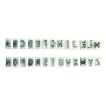 Irmãos Brant - Jogo de Letras p/ Tatuador Burdizzo Pacote c/ 26 unidades 10 MM