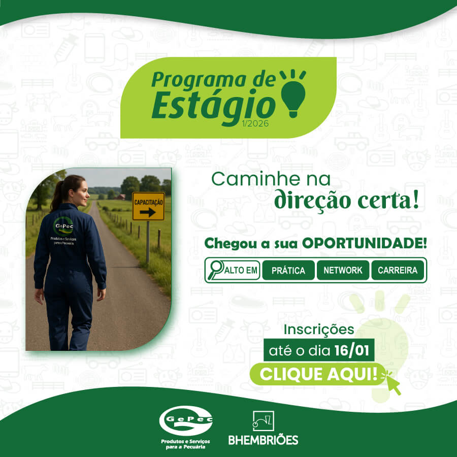 Processo Seletivo de Estagiários Gepec/BH Embriões - 1º semestre de 2025